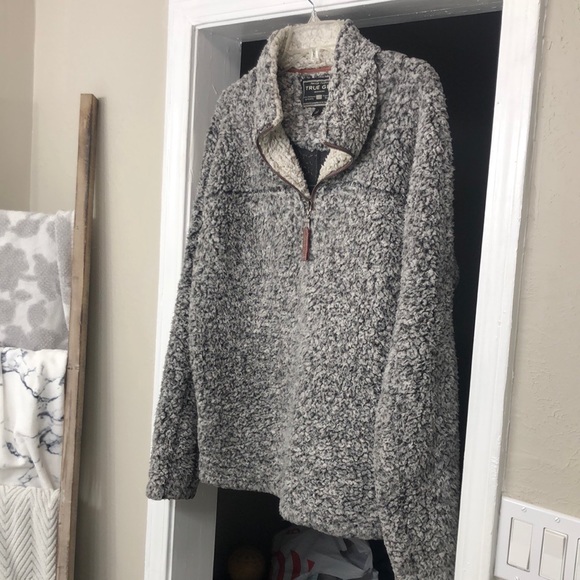 True Grit Sherpa Quarter Zip - Picture 1 of 5